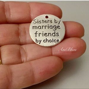 Sisters By Marriage Pendant / Charm